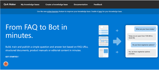 Create A Conversational Bot Using Azure QnA Maker Cognitive Service